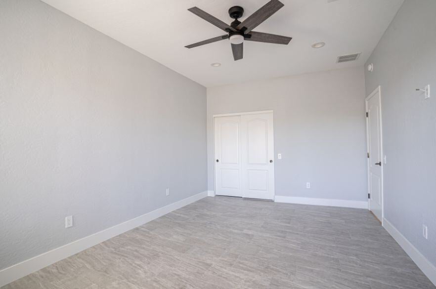 Remodeled Bedroom with Gray Walls in Surprise, Arizona