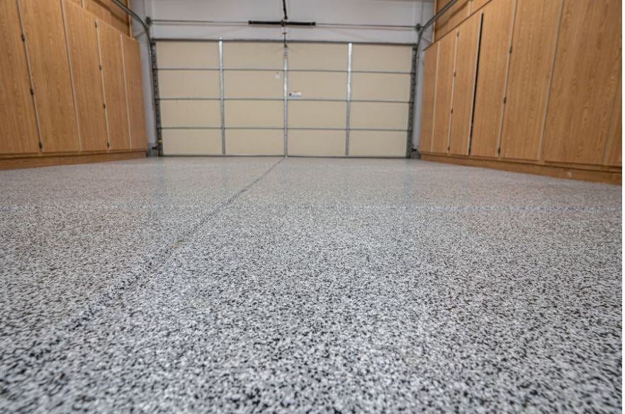 garage floor in whole home remodel in surprise arizona