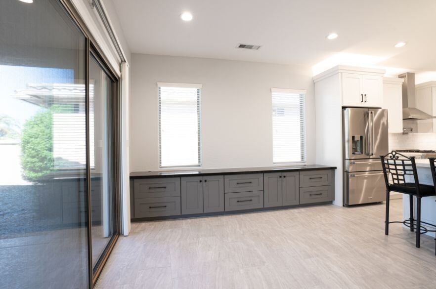 whole home kitchen remodel with functional cabinets